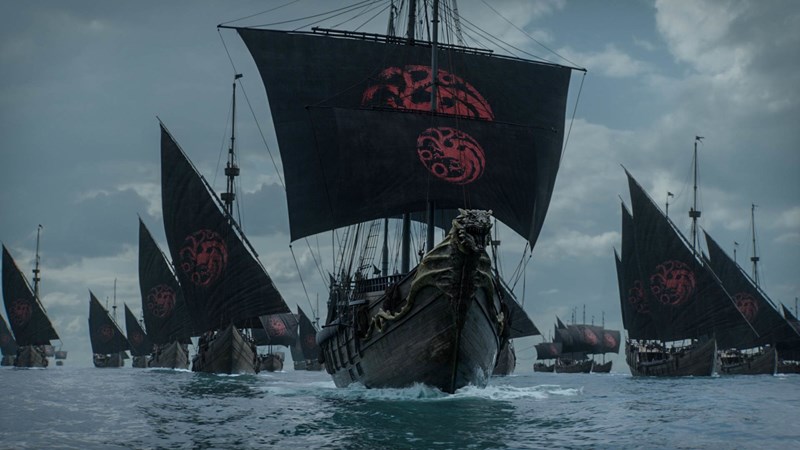 Targaryen fleet Game of Thrones S08E04