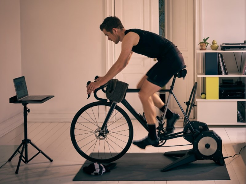 MAN WORKING OUT AT HOME