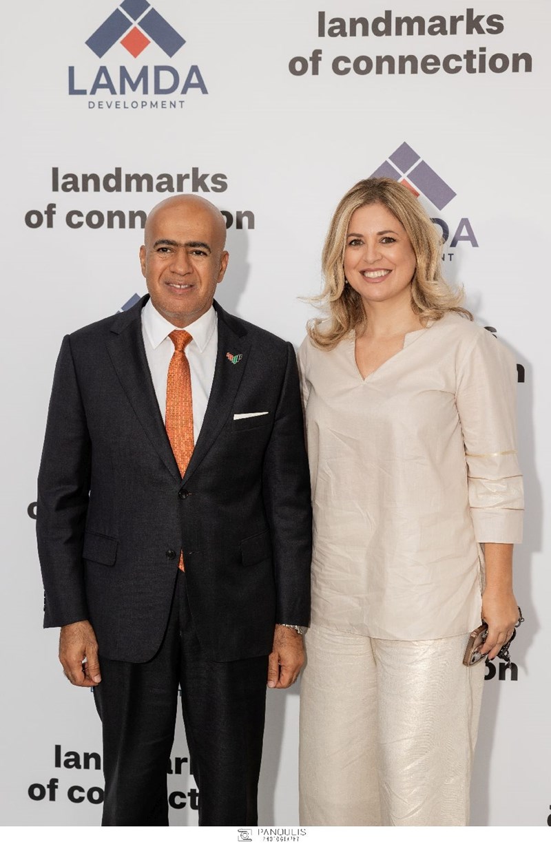 DR. ALI OBAID AL DHAHERI (ΠΡΕΣΒΗΣ ΤΩΝ ΗΝΩΜΕΝΩΝ ΑΡΑΒΙΚΩΝ ΕΜΙΡΑΤΩΝ), ΣΙΣΣΥ ΗΛΙΟΠΟΥΛΟΥ (CHIEF MARKETING & COMMUNICATIONS OFFICER LAMDA)