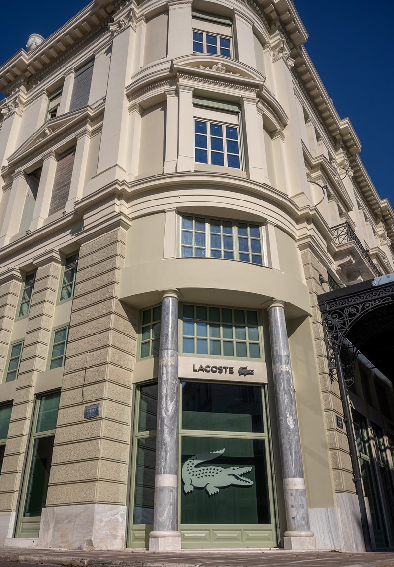 Το νέο κατάστημα Lacoste στο κέντρο της Αθήνας