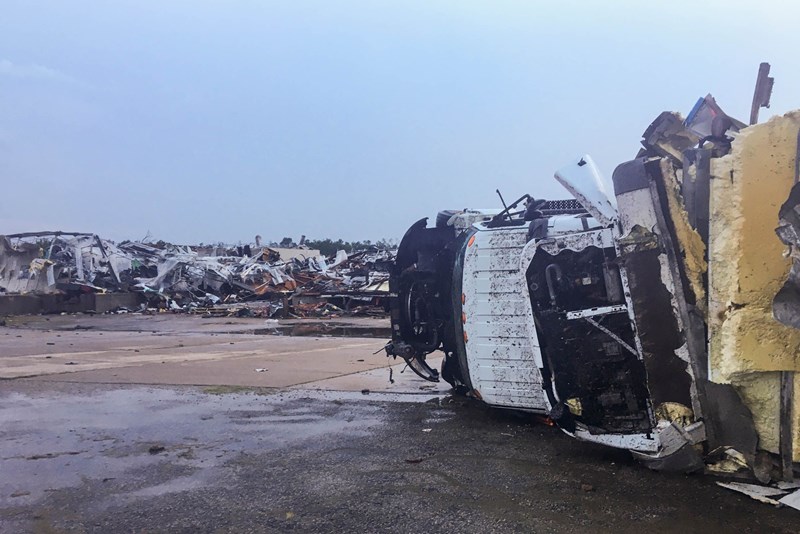 Λίνγουντ Κάνσας ΗΠΑ ανεμοστρόβιλοι 2