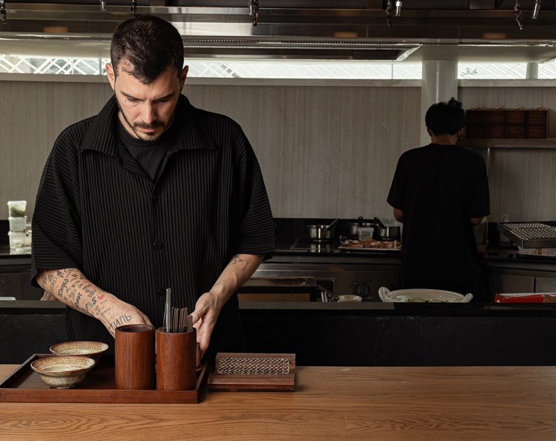 Ο σεφ Δημήτρης Μουδιός