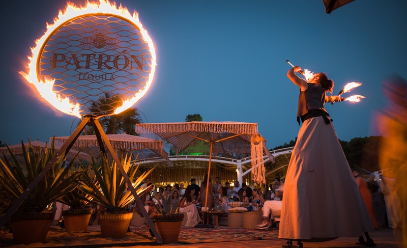 Patrón fire show