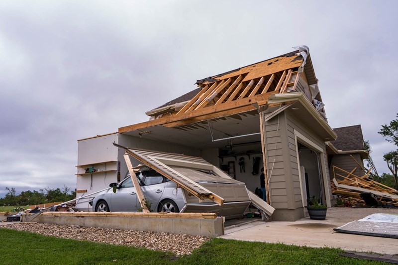 Λίνγουντ Κάνσας ΗΠΑ ανεμοστρόβιλοι 4