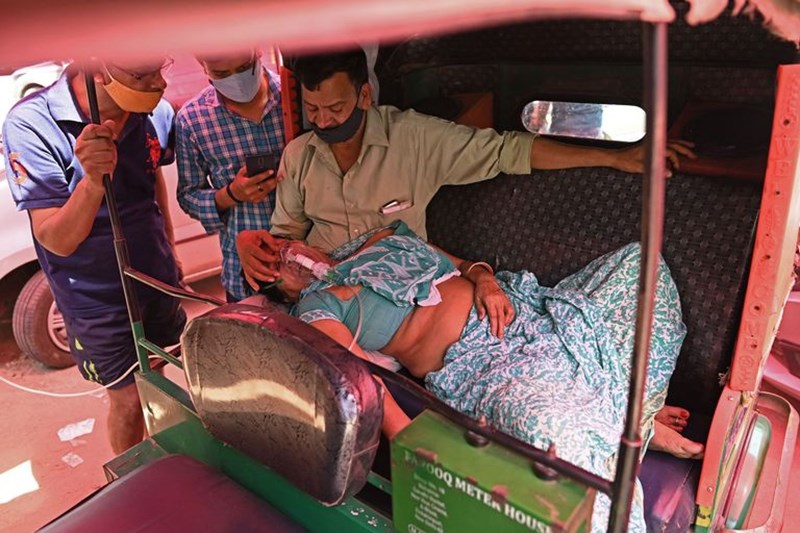 SCENE FROM COVID CRISIS IN INDIA