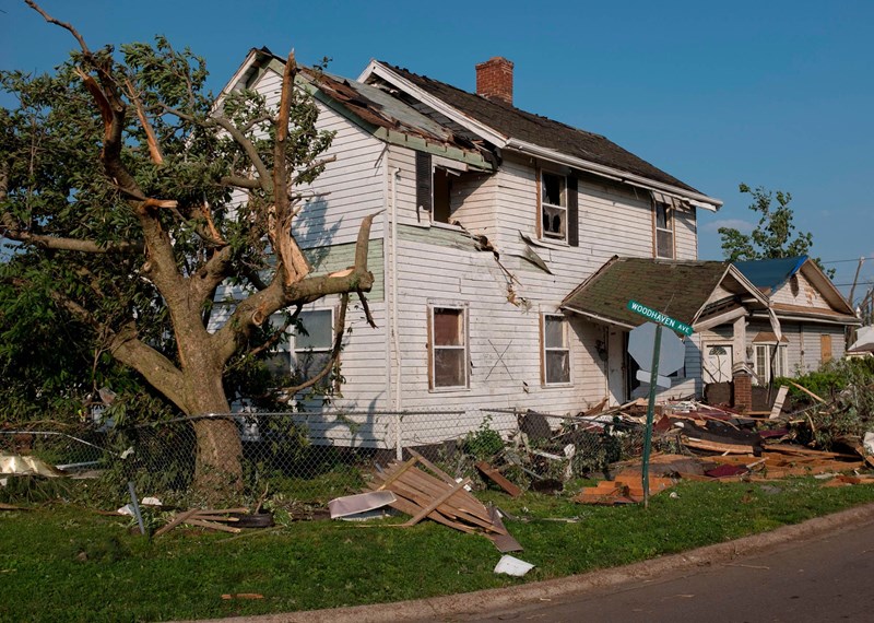Ντέιτον Οχάιο ΗΠΑ ανεμοστρόβιλοι 2