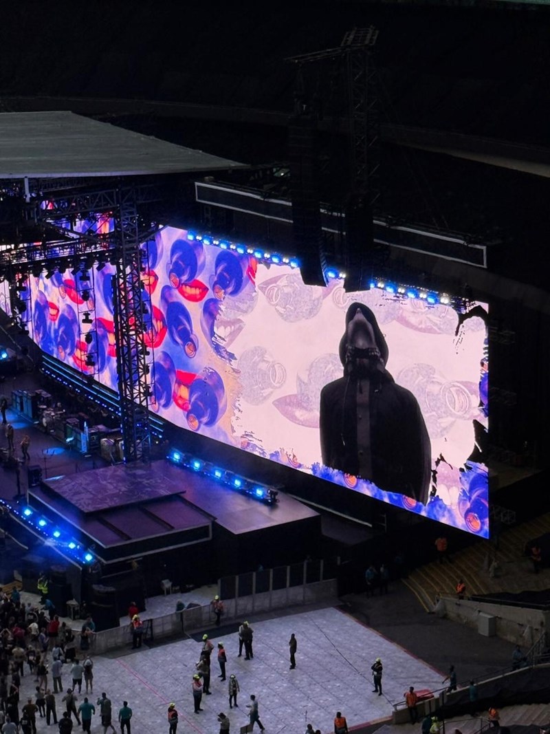 Φωτογραφία από το live των Oasis