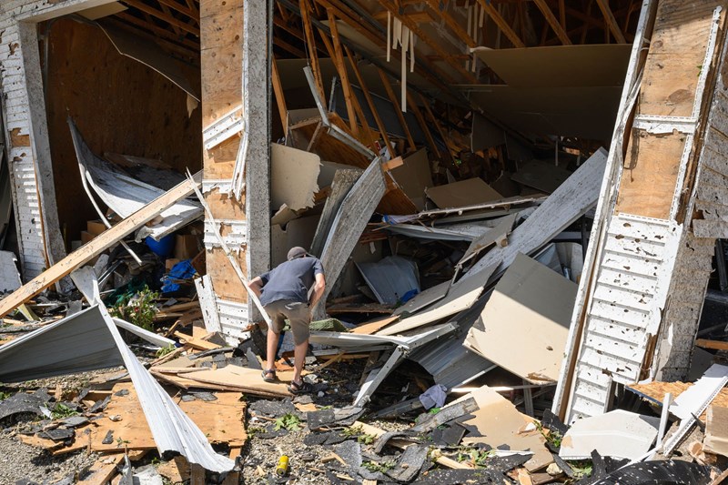 Τζέφερσον Σίτι, Μιζούρι ΗΠΑ ανεμοστρόβιλοι 5