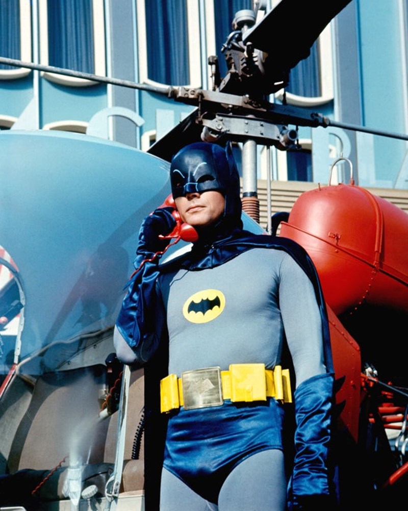 ADAM WEST AS BRUCE WAYNE/BATMAN IN THE MOVIE
