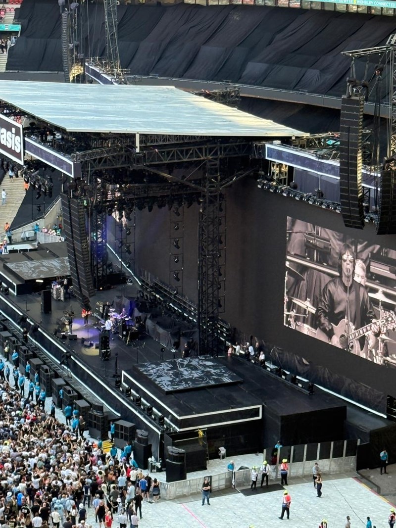 Φωτογραφία από το live των Oasis