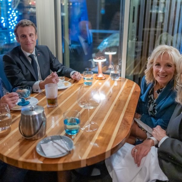 Το ιταλικό καλωσόρισμα του Joe Biden στον Emmanuel Macron