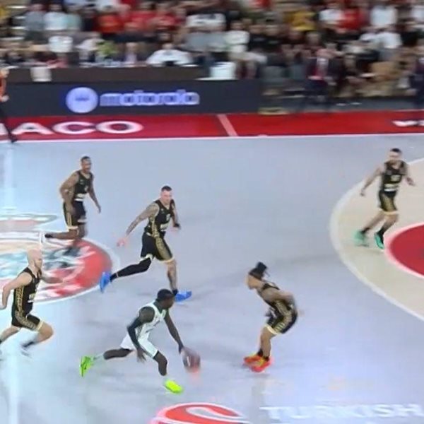 Κατάλαβε κανείς τι έκανε ο Kendrick Nunn στον αγώνα με τη Μονακό; (video)