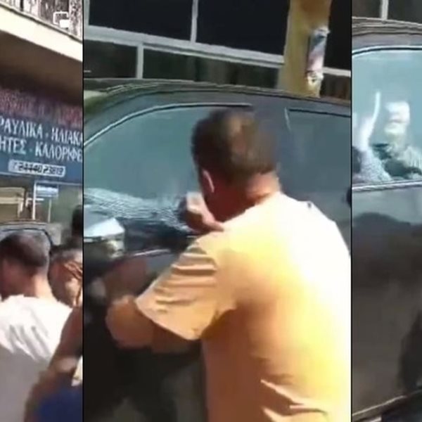 Εξαγριωμένοι πολίτες επιτέθηκαν στον περιφερειάρχη Θεσσαλίας Κώστα Αγοραστό