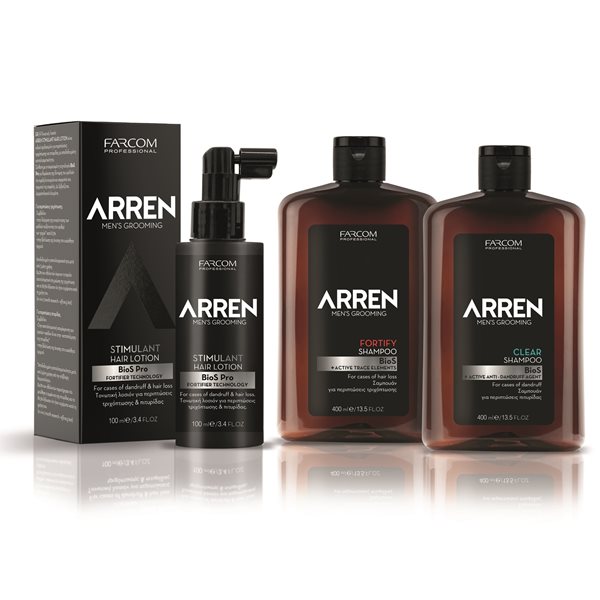 3 νέα ειδικά προϊόντα για την τριχόπτωση και την πιτυρίδα από την Arren Men’s Grooming