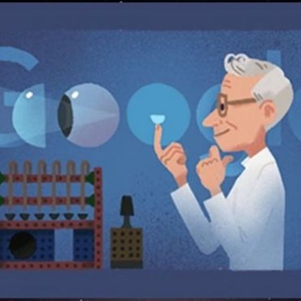 O Otto Wichterle, o εφευρέτης των φακών επαφής έγινε Google Doodle