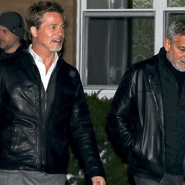 Brad Pitt και George Clooney στα παρασκήνια του Wolves