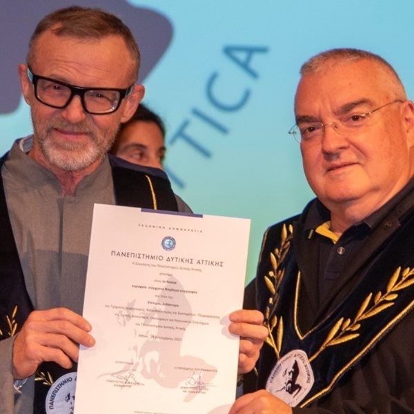 O Jo Nesbo τώρα και Επίτιμος Διδάκτορας του Πανεπιστημίου Δυτικής Αττικής