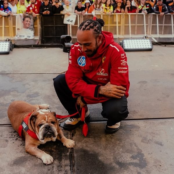 Ποιος ήταν ο Roscoe, το "φιλαράκι" του Lewis Hamilton που έφυγε από τη ζωή