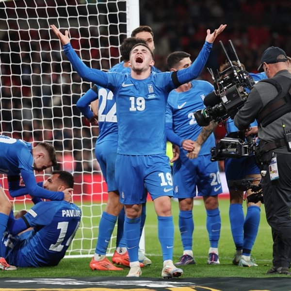 12 εικόνες από την φανταστική νίκη της Ελλάδας στο Γουέμπλεϊ