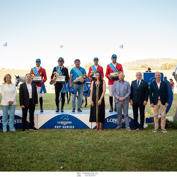 Καλπάζοντας προς τη νίκη, η Ιταλία έλαμψε στο Longines EEF Series της Αθήνας