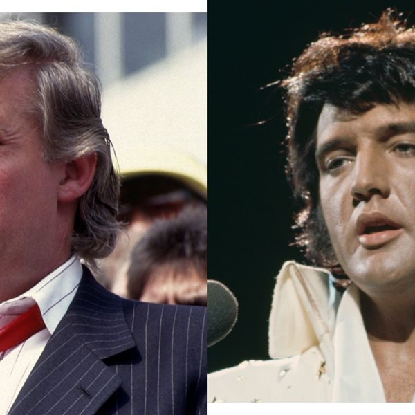 Ο Donald Trump πιστεύει ότι ήταν ίδιος με τον Elvis. Καμία σχέση. Έτσι έμοιαζε