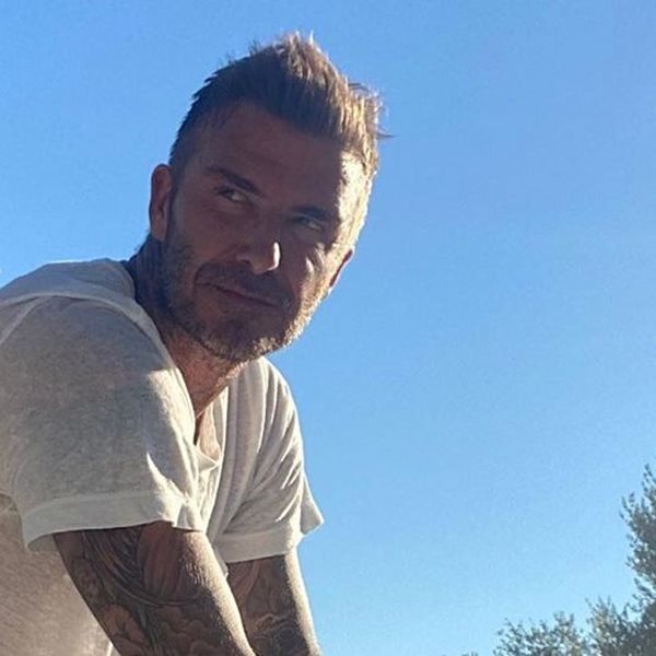 Τα λευκά sneakers δεν είναι για τον David Beckham
