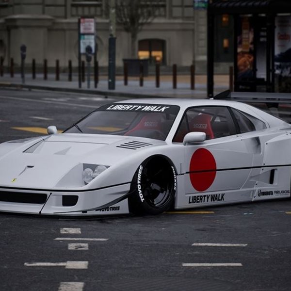 H εντυπωσιακή Ferrari F40 του παγκόσμιου πατριάρχη του bodykit