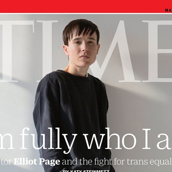 O Elliot Page γίνεται ο πρώτος τρανς άντρας στο εξώφυλλο του Time