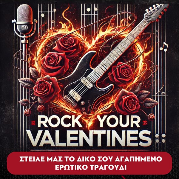 Rock Your Valentines: Αφιέρωσε το πιο rock ερωτικό τραγούδι στον 969 Rock Fm