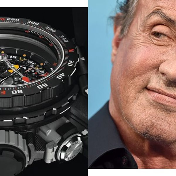 Ο Sylvester Stallone λανσάρει ένα ρολόι φτιαγμένο για blockbusterική δράση