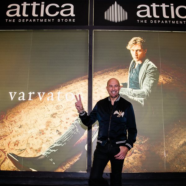 Στην παρουσίαση της συλλογής του John Varvatos για τους Led Zeppelin στο attica City Link