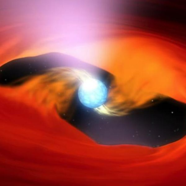 Η συναρπαστική στιγμή που ένα νεκρό αστέρι καταπίνει ένα άστρο