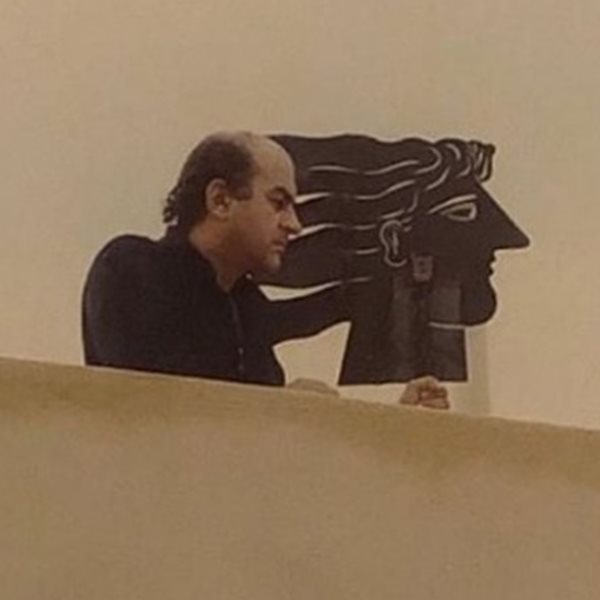 Ο Αλέκος Φασιανός με τον Γιάννη Τσαρούχη στο Παρίσι των 80s