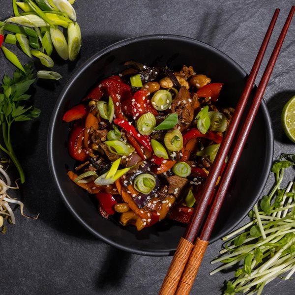 Μοσχάρι με σάλτσα Σετσουάν, καυτερό και γλυκό ταυτόχρονα