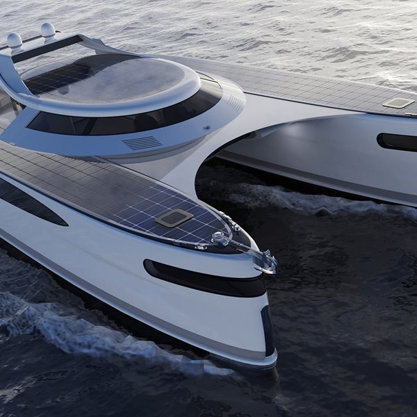 To αμφίβιο γιοτ της Lazzarini δίνει άλλο νόημα στην πολυτέλεια