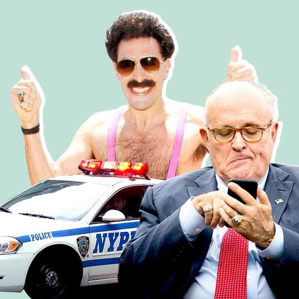 Η σκηνή με τον Rudolf Giuliani στο Borat 2 θα είναι η καταδίκη του