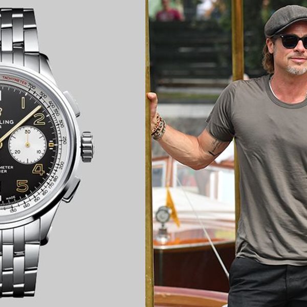 Το ρολόι του Brad Pitt είναι λες και βγήκε από τη χρυσή εποχή του Χόλιγουντ