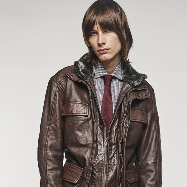 Τα δερμάτινα μπουφάν του χειμώνα