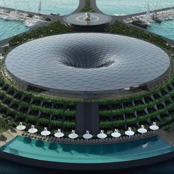 Το Κατάρ ετοιμάζει ένα τεράστιο πλωτό πολυτελές θέρετρο (video)