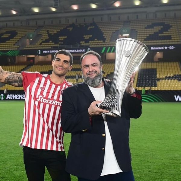 Μιλτιάδης Μαρινάκης, ο γιος του Βαγγέλη Μαρινάκη μόλις έκανε τατουάζ το τρόπαιο του Conference League