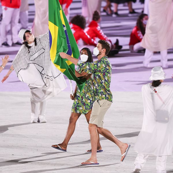 Με Havaianas στην έναρξη των Ολυμπιακών Αγώνων