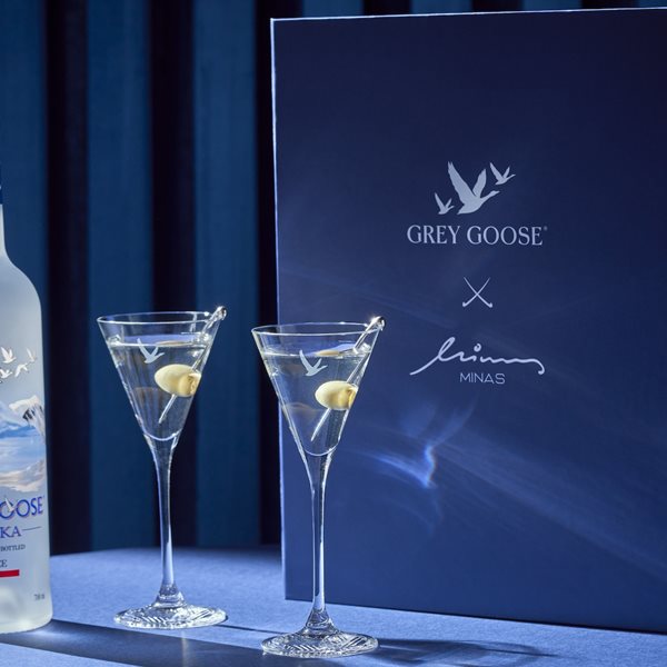 Grey Goose x Minas | Απολαμβάνοντας τη διακριτική πολυτέλεια ενός Vodka Martini Cocktail
