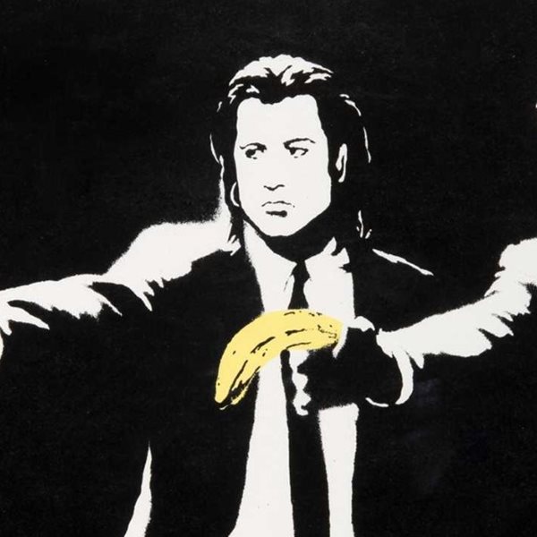 To Pulp Fiction του Banksy πουλήθηκε για €140.000
