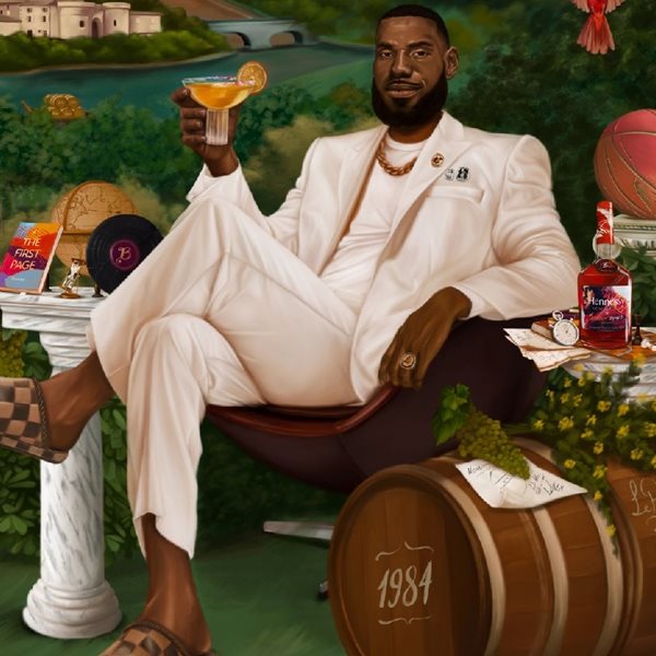 Συνεργασία του θρύλου του μπάσκετ Lebron James με το κονιάκ Hennesy V.S