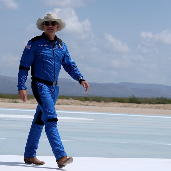 Τι ακριβώς έχει στο μυαλό του σχετικά με το διάστημα o Jeff Bezos