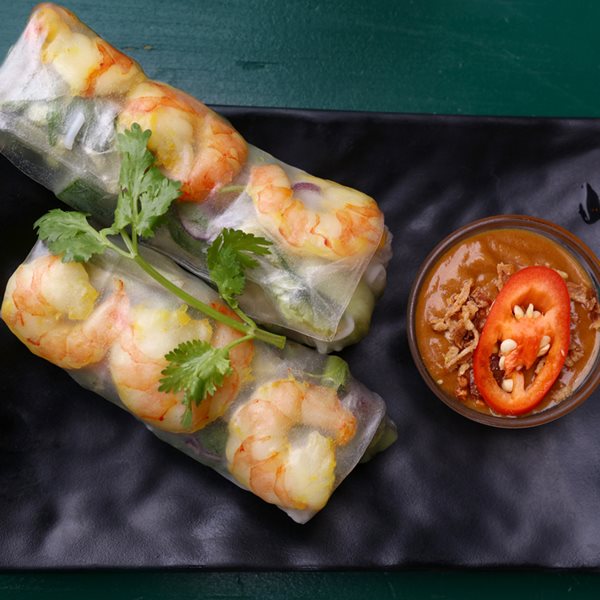 Πανεύκολα spring rolls με γαρίδες