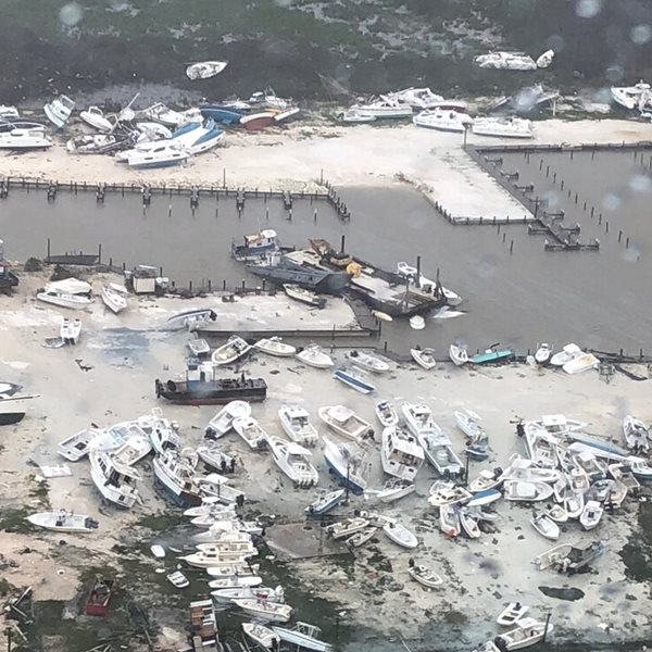 Τυφώνας Ντόριαν, οι εικόνες της καταστροφής