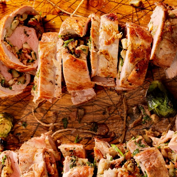 Άψογο χοιρινό, αλλά σε ρολάκια