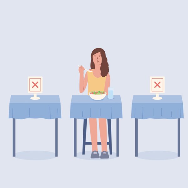 Κορονοϊός, φαγητό και εμβολιασμός