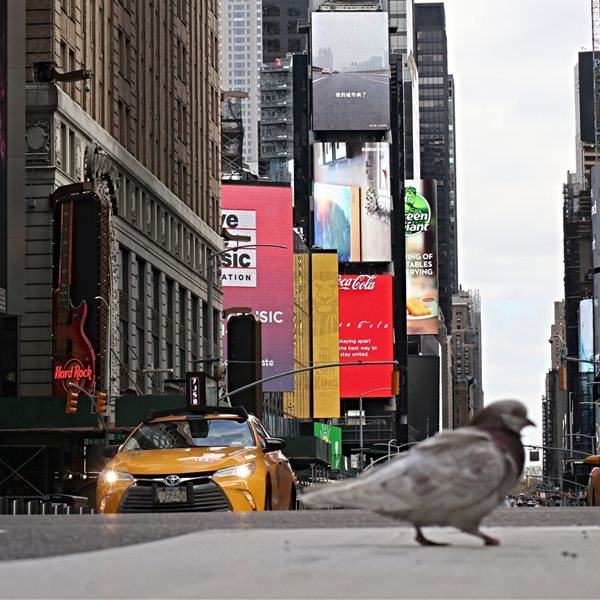 Φωτογραφίες από την αποκλεισμένη Νέα Υόρκη